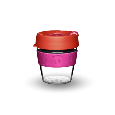 KeepCup Clear - priehľadný plastový cestovný hrnček na kávu 227ml