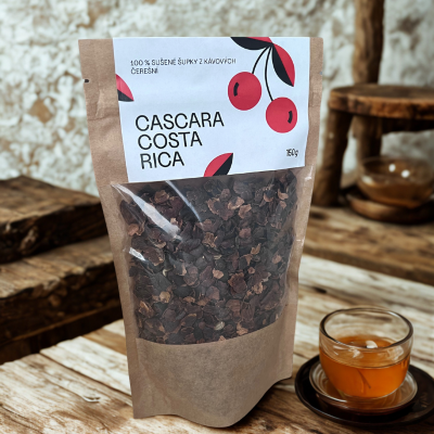 Cascara Costa Rica 150 g – balenie sušených kávových šupiek z farmy Hacienda Sonora