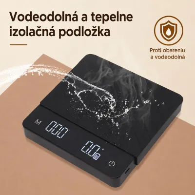 Digitálna váha so silikónovou ochrannou podložkou